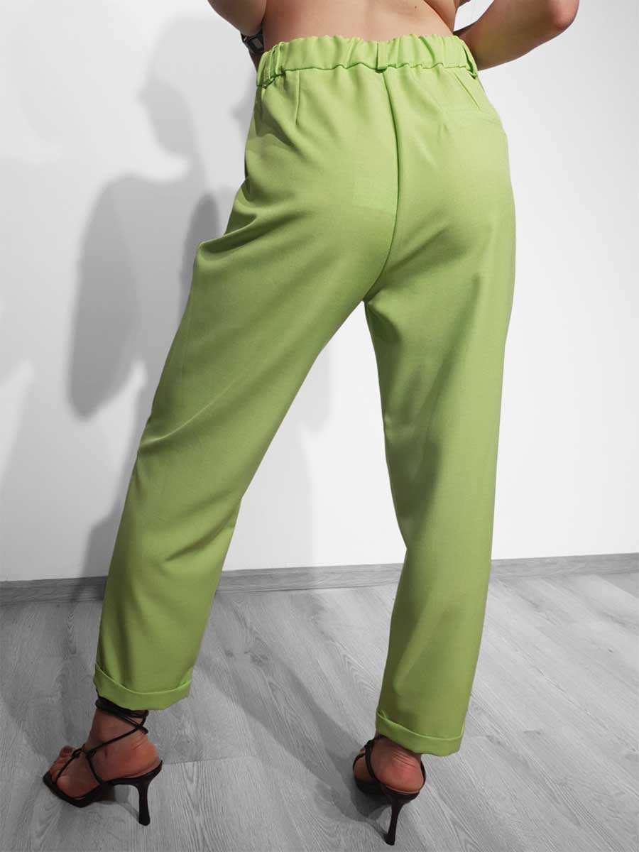 Pantaloni con risvolto